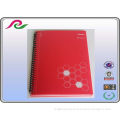 Red Recyclable Stone Paper A5 Spiral Office Notebooks Of Pp Cover